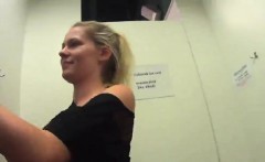 Adorable czech teen gets tempted in the mall and rode in pov