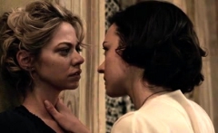 Analeigh Tipton and Marta Gastini in lesbian sex scenes